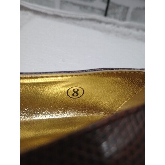 Miss Me Brown Women's Pointed Toe Kitten Heels Size 8 - Picture 7 of 9